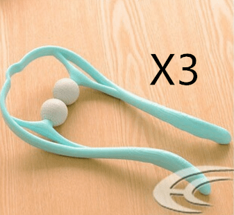 Plastic Pressure Point Therapy Neck Massageador Massagem Relieve Hand Roller Neck Massager For Neck Shoulder Trigger Point